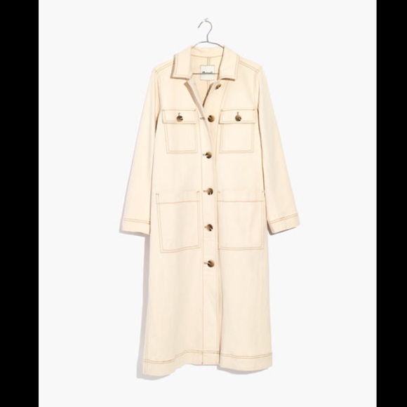 Madewell cline duster long chore coat - Picture 8 of 8